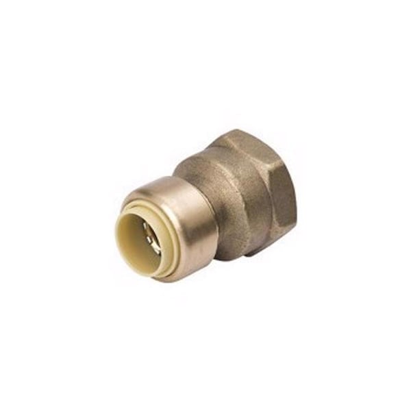 Bk Products B&K Proline Push to Connect 1/2 in. PTC X 3/4 in. D FPT Brass Reducing Adapter 6630-234 - main